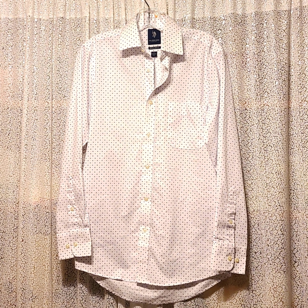 NwT Mens Sz 14-14 1/2 U.S. Polo Assn. Dress Shirt Defect free